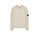Stone Island - Pull en laine tissé beige