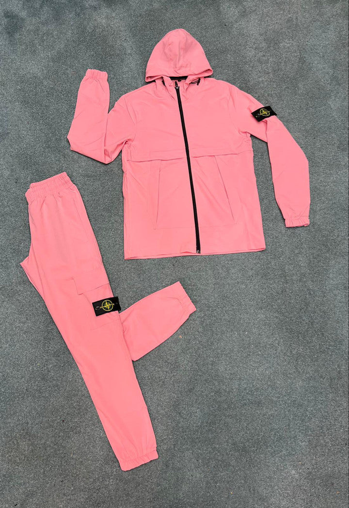 Stone Island - Survêtement Haut & Bas Rose