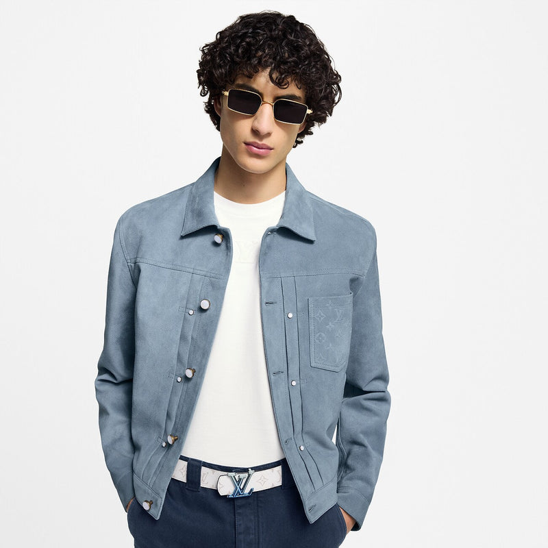 Louis Vuitton - Ceinture LV Dimension Sunset 40 mm réversible Monogram Eclipse