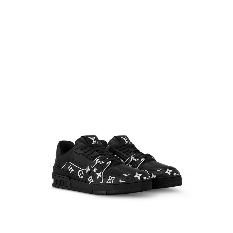 Sneaker LV Trainer Noir Blanc