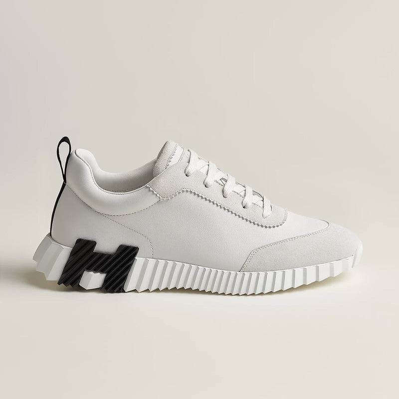 Hermès - Sneakers Bouncing Blanc/Noir
