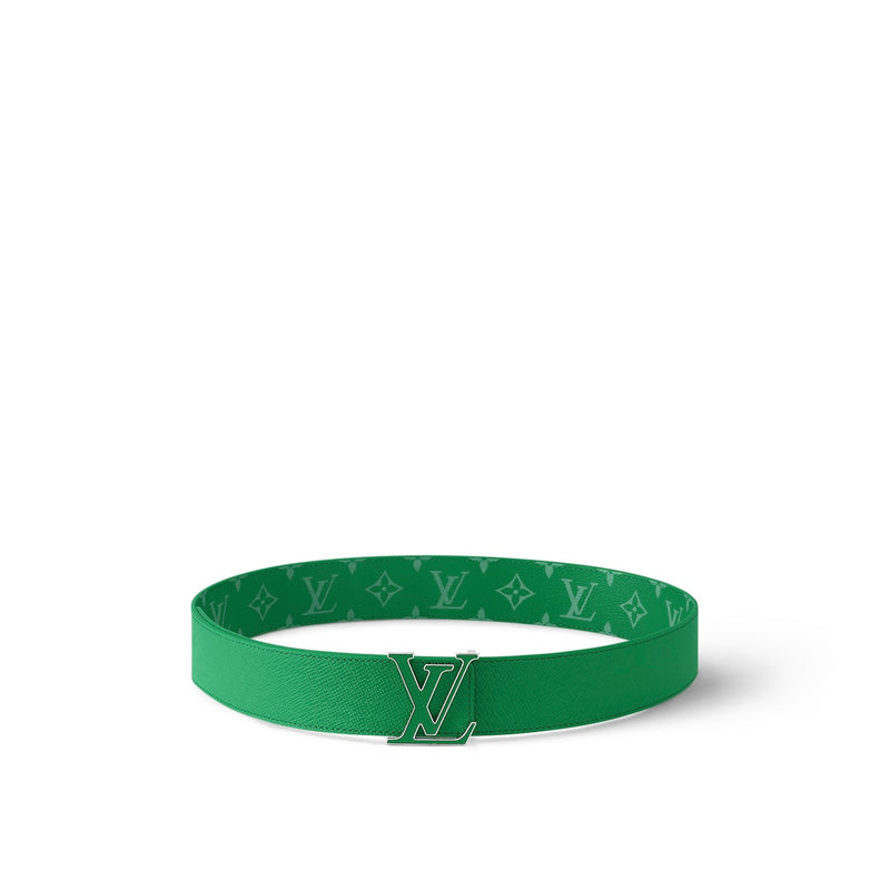 Louis Vuitton - Ceinture LV Initiales 40 mm réversible Vert