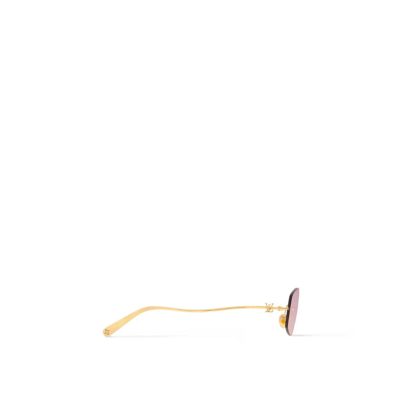 Louis Vuitton - Lunettes de soleil ovales LV Glam 2.0 Rose