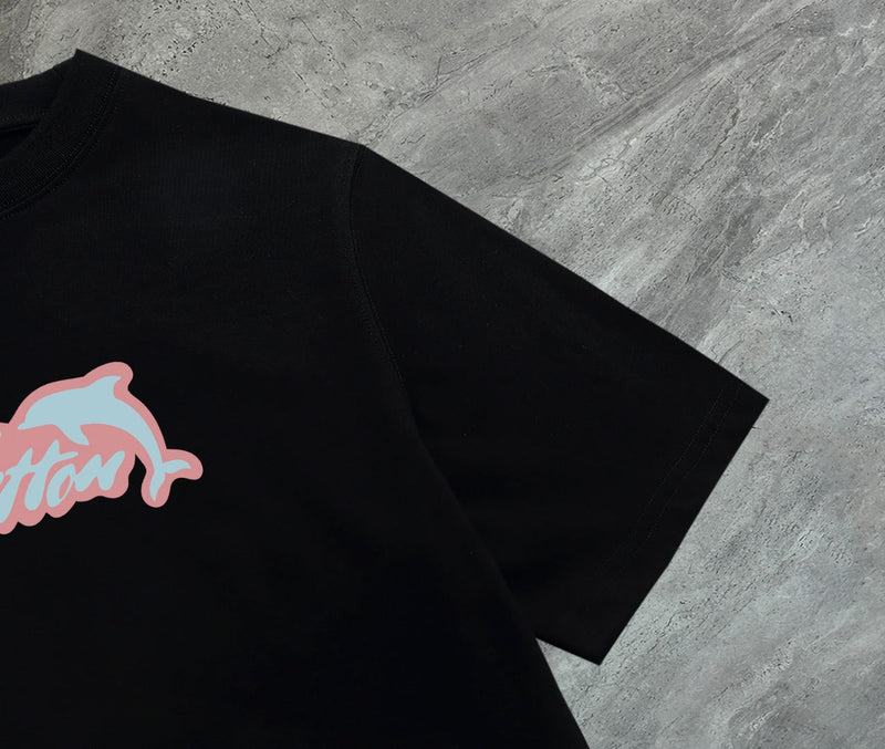 Louis Vuitton - T-shirt manches courtes logo Dauphin Noir