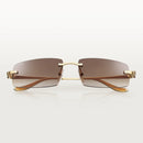 Cartier - Lunettes solaires Panthère Verres Marrons Dégradés