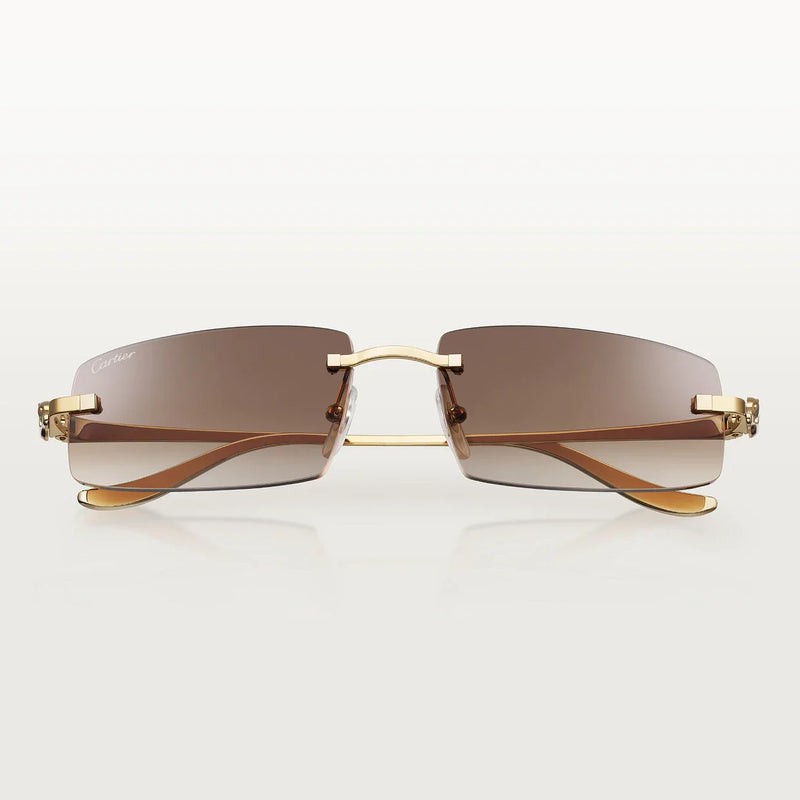 Cartier - Lunettes solaires Panthère Verres Marrons Dégradés