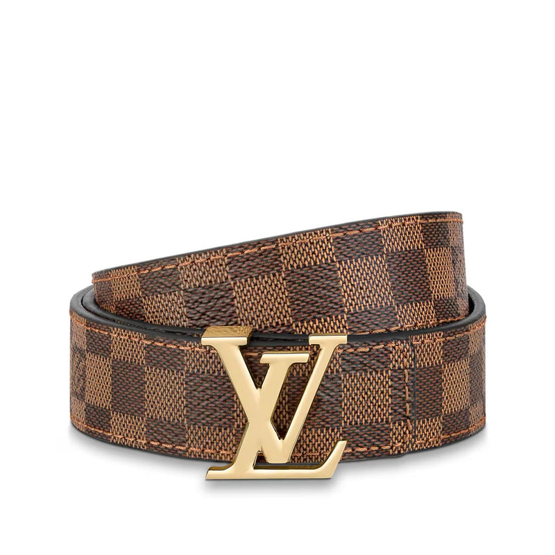 Louis Vuitton - Ceinture LV Iconic 25 mm réversible Toile Damier Ébène