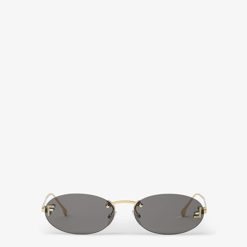 Fendi - Lunettes De Soleil Fendi First Crystal Gris