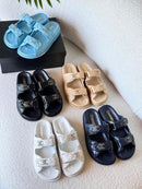 Chanel - Sandales Dad Noir/Bleu/Blanc/Beige/Bleu Marine