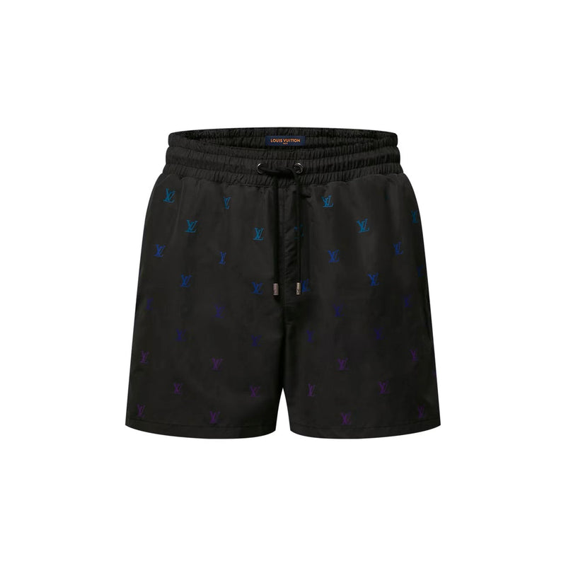 Louis Vuitton - Short de bain brodé LV Blason Gradient