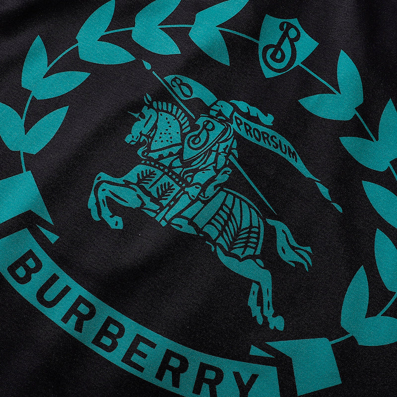 Burberry - Chemise Burberry avec motif de laurier et logo - Noir