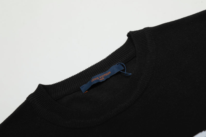 Louis Vuitton - T-shirt manches courtes LV Cœur Noir/Blanc