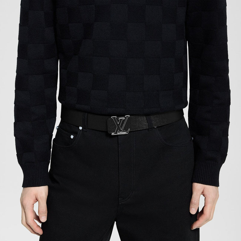 Louis Vuitton - Ceinture LV Initiales 40 mm réversible Noir