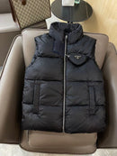 Prada - Doudoune sans manche Noir