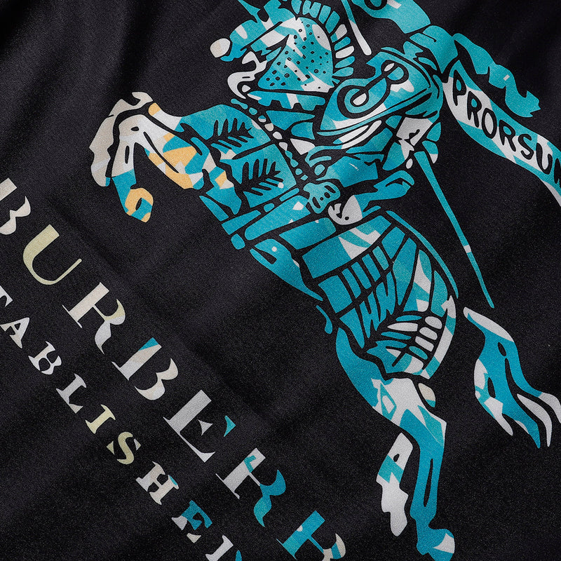 Burberry - Chemise Burberry avec motif graphique et logo - Noir