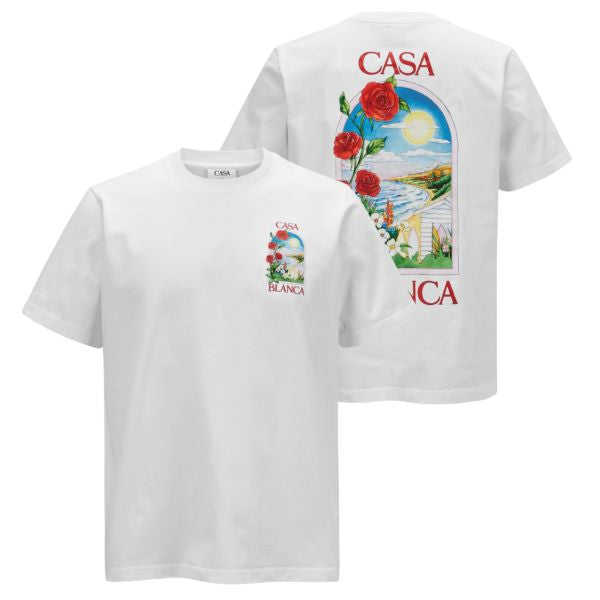 Casablanca - T-shirt La Days Blanc