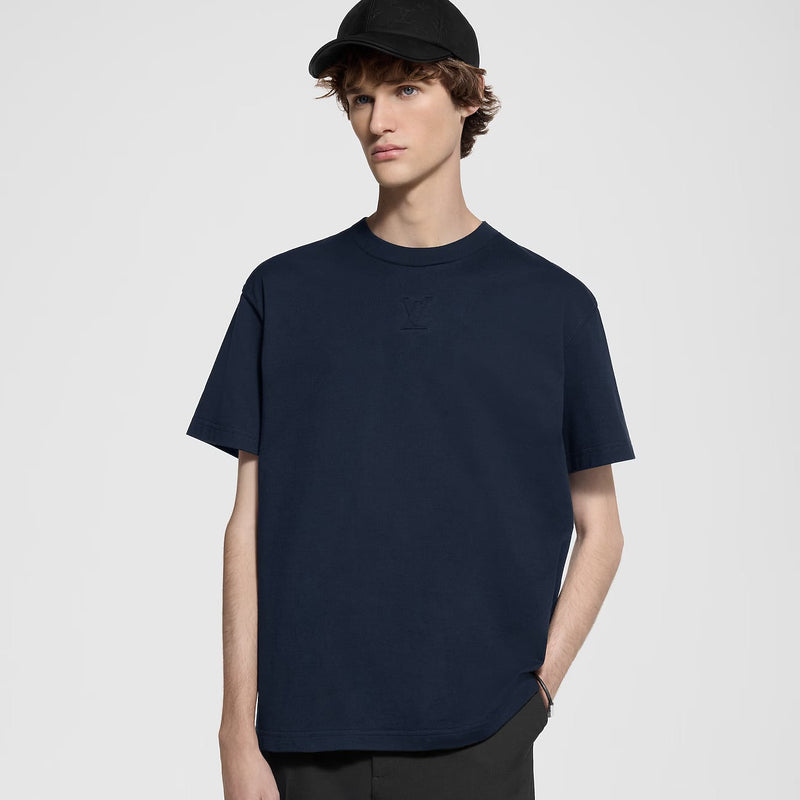 Louis Vuitton - Tee-shirt embossé LV Bleu Myrtille