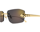 Cartier - Lunettes solaires Panthère Monture Doré Verres Gris