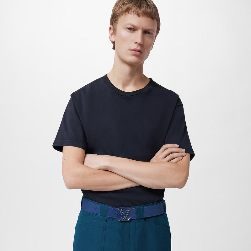 Louis Vuitton - Ceinture LV Initiales 40 mm réversible Bleu