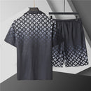 Louis Vuitton - Ensemble CHEMISE + SHORT logo LV Noir