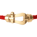 Fred - Bracelet Force 10 Rouge / Or Jaune