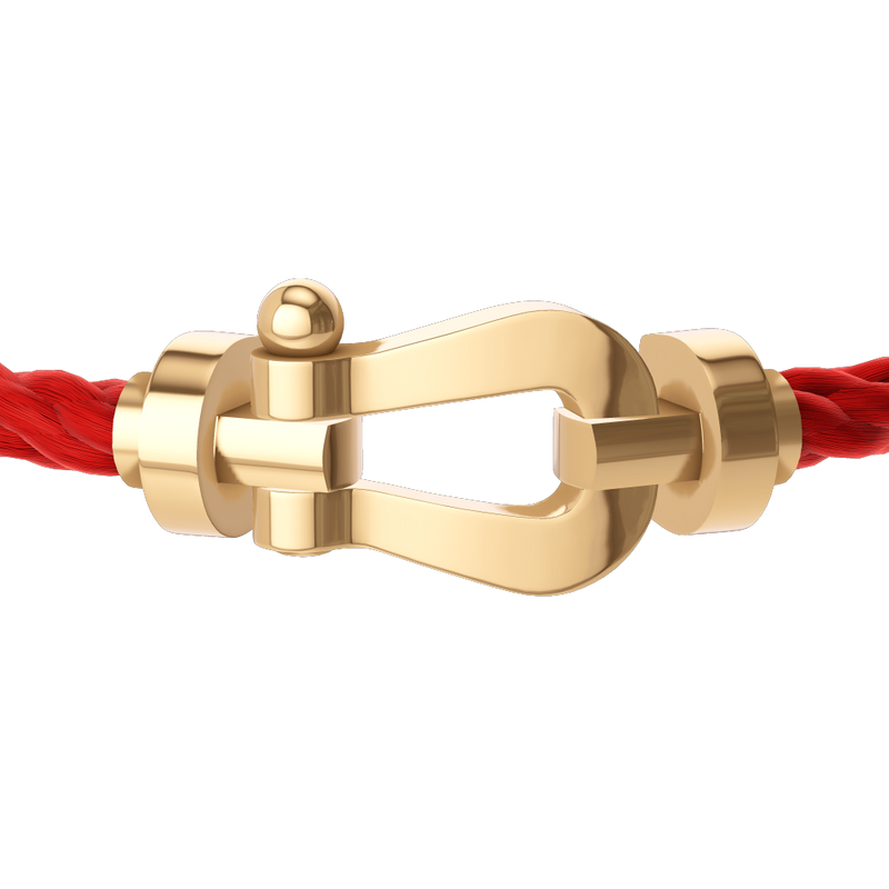 Fred - Bracelet Force 10 Rouge / Or Jaune