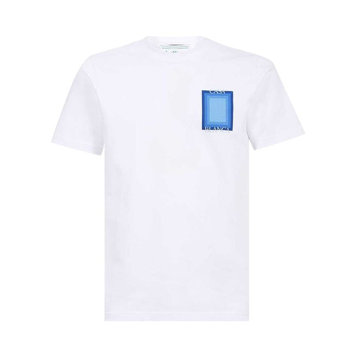 Casablanca - T-shirt logo dégradé Blanc