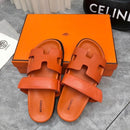 Hermes - Sandales Chypres Orange Full