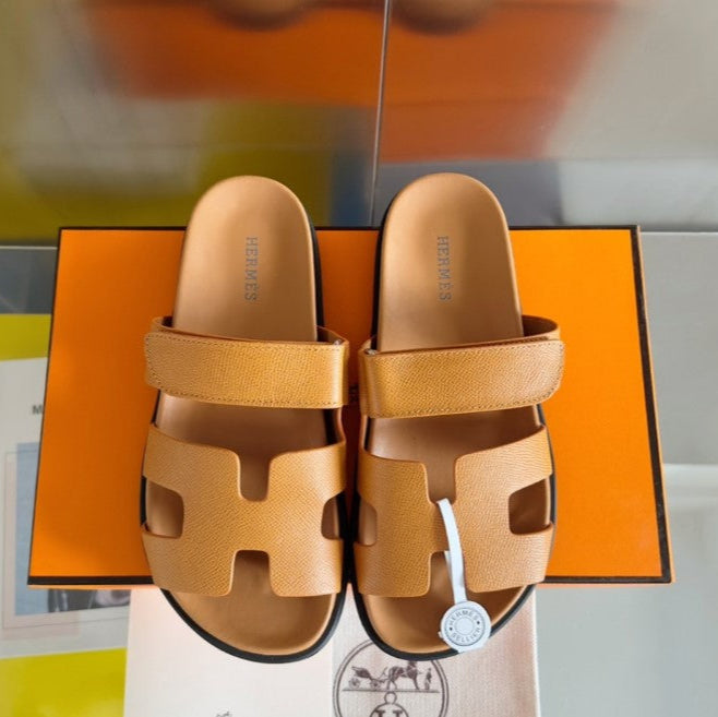 Sandales Chypres Hermes Caramel Full