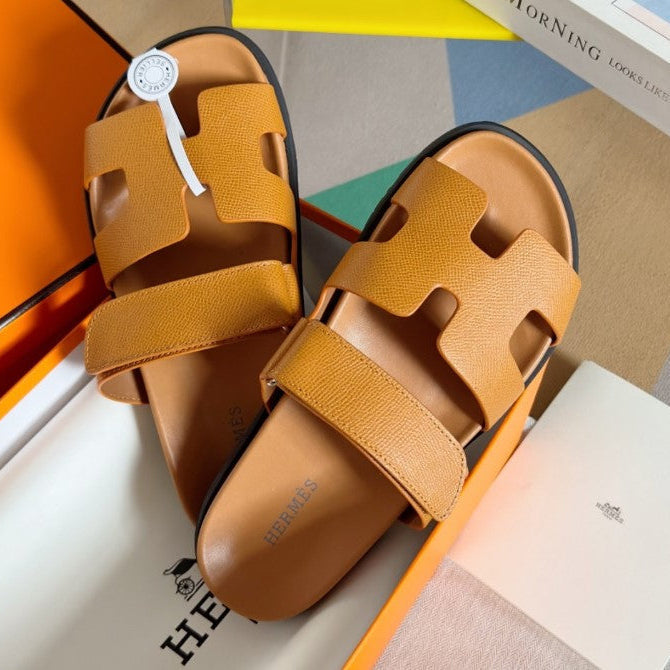 Sandales Chypres Hermes Caramel Full