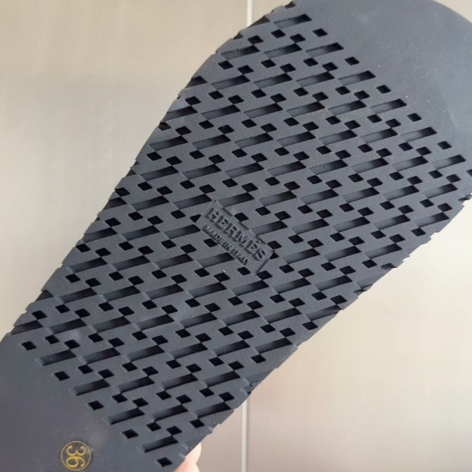 Hermes - Sandales Chypres Blanc cassé