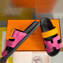 Hermes - Sandales Chypres Rose Orange