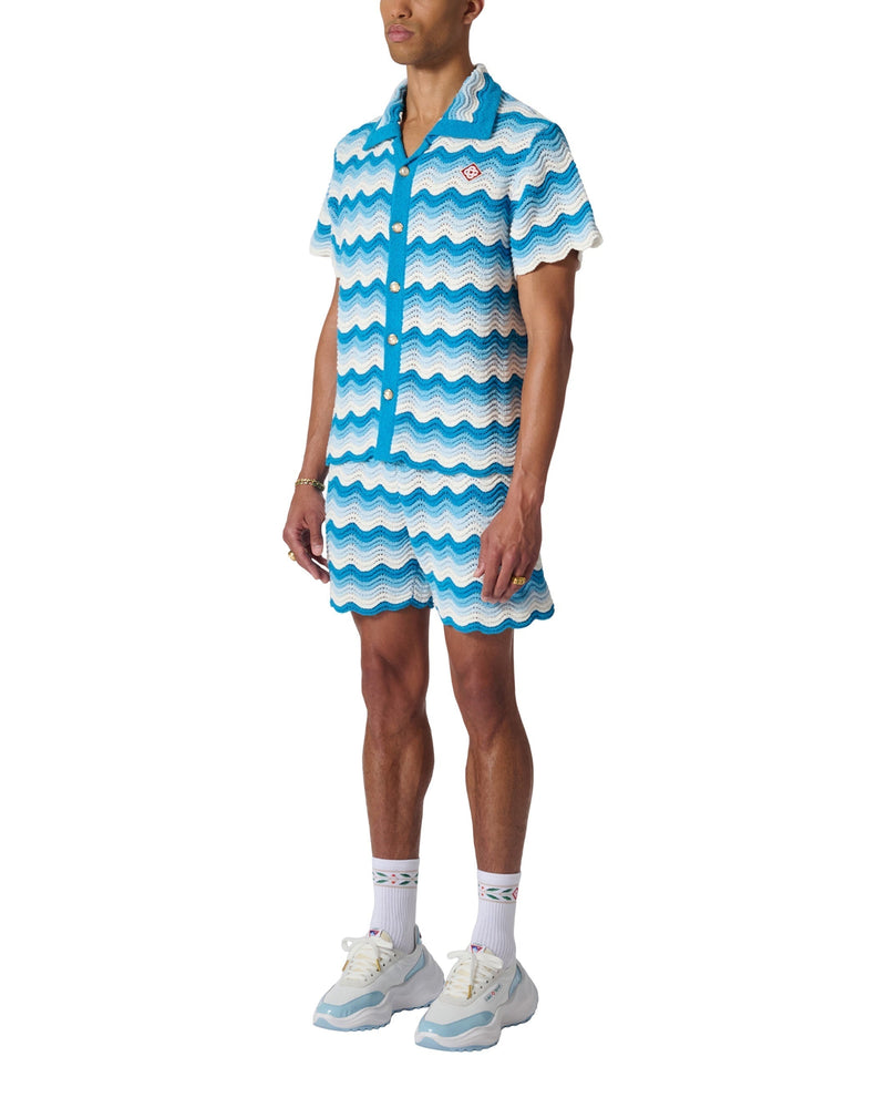 Ensemble Wavy Gradient Crochet