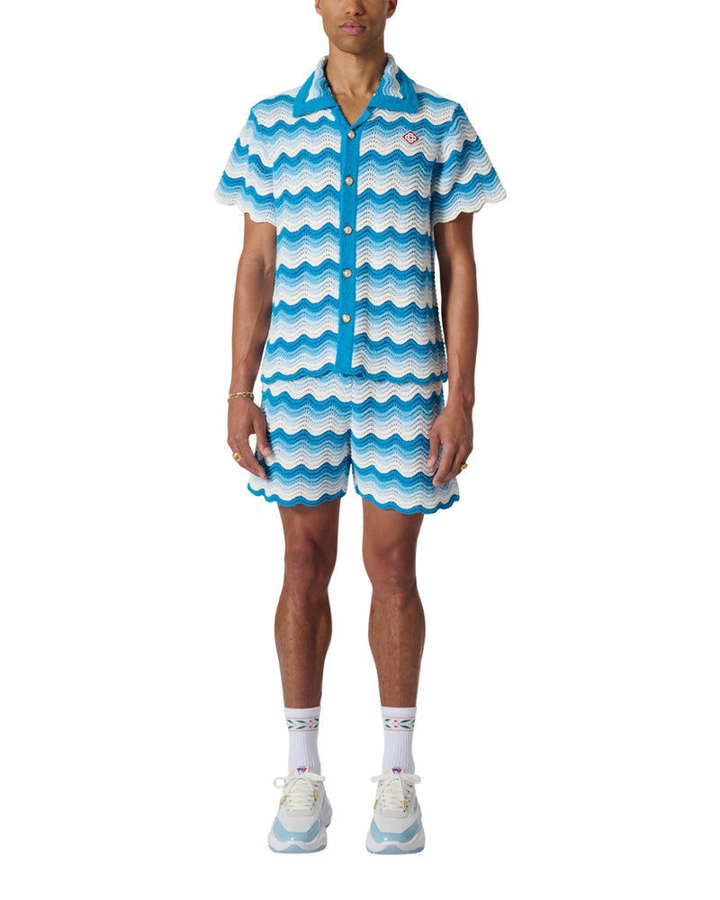 Ensemble Wavy Gradient Crochet