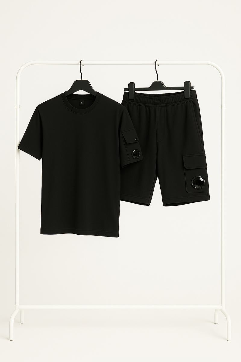 Ensemble C.P. Noir - T-Shirt & Short