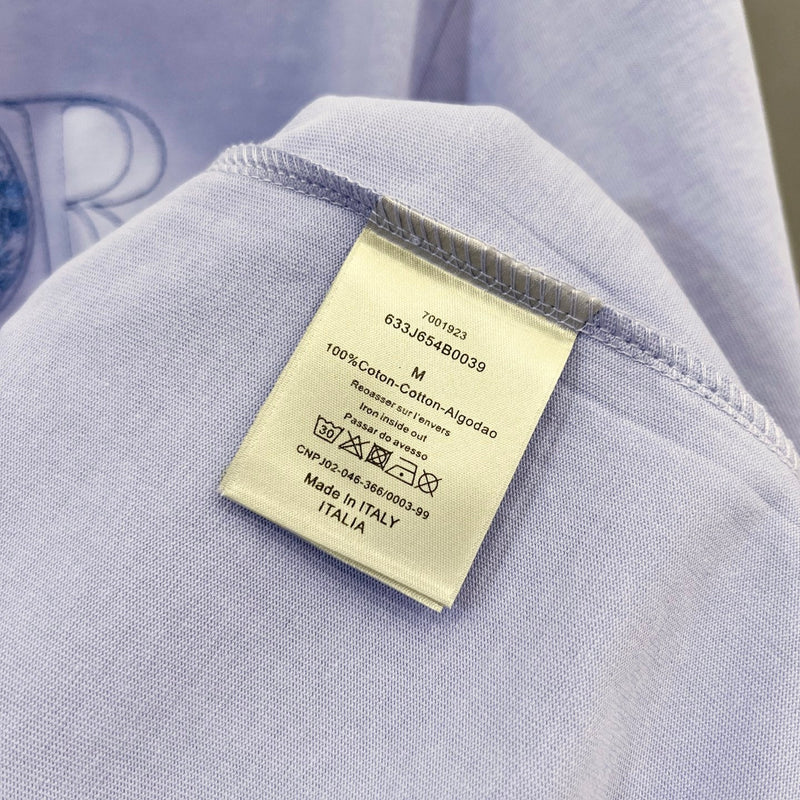 Dior - T-shirt en coton Dior Graphique Coloré Lavande