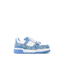 Sneaker LV Trainer Maxi Bleu Ciel Blanc