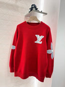 Louis Vuitton - Pull en laine avec logo Rouge II