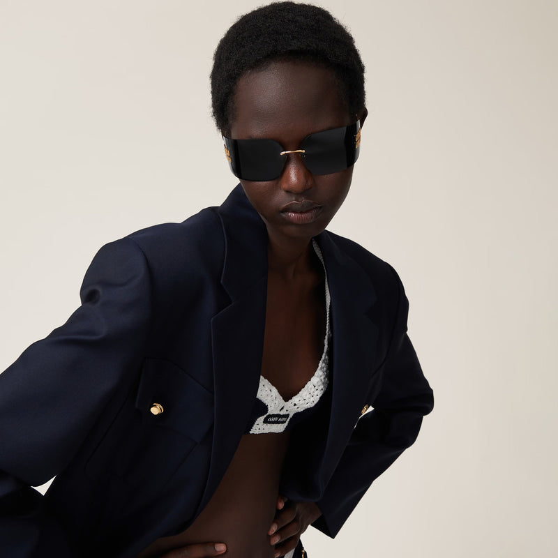 Miu Miu - Lunettes de soleil Runway Verres Gris Ardoise