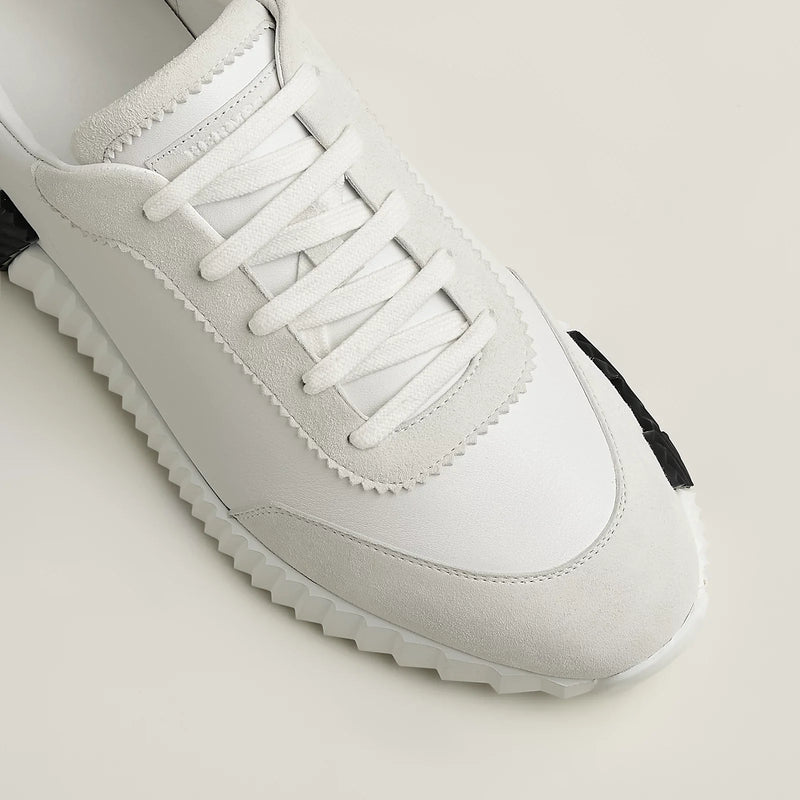 Hermès - Sneakers Bouncing Blanc/Noir