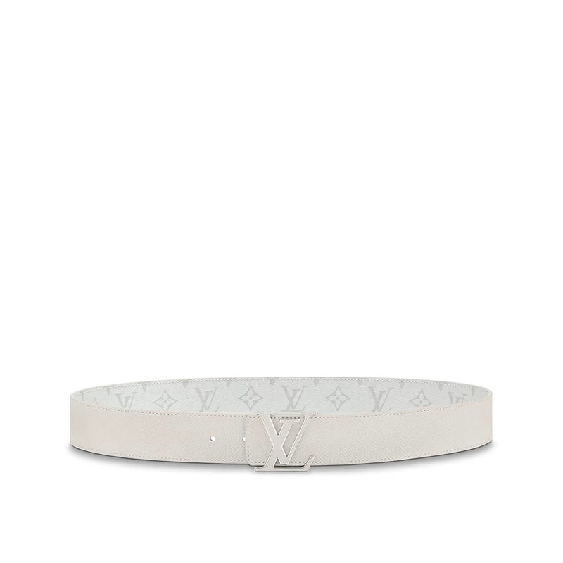 Louis Vuitton - Ceinture LV Initiales 40 mm réversible Blanc