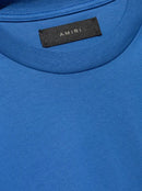 Amiri - T-shirt en coton à logo imprimé Bleu