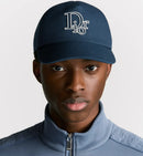 Dior - Casquette Dior Oblique placé Bleu Marine