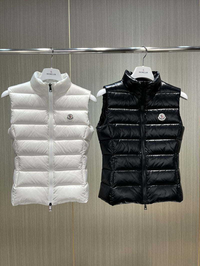 Moncler - Doudoune sans manche Blanc/Noir F