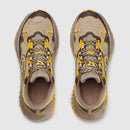 BASKETS GUCCI RIPPLE POUR HOMME Jaune Marron