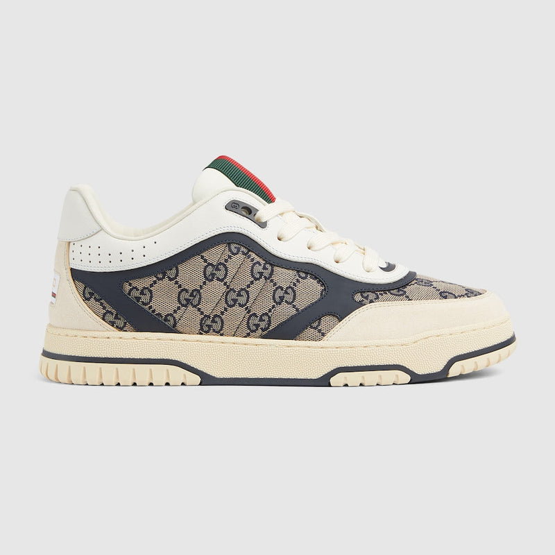 BASKETS GUCCI RE-WEB POUR HOMME Blanc cassé Blanc