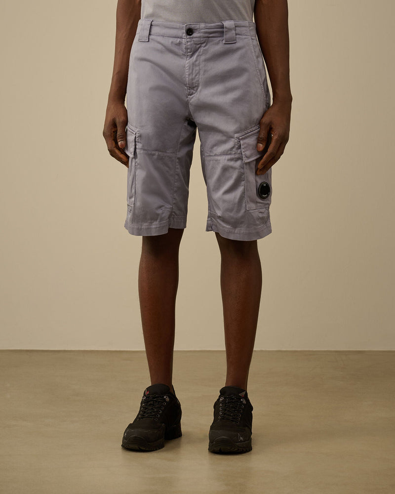 C.P Company - Short Cargo stretch sateen Lavande Violet