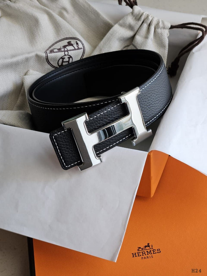 Hermès - Ceinture Réversible Noir II