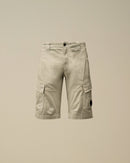 C.P Company - Short Cargo stretch sateen Blue Fox Grey