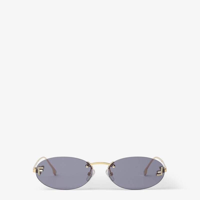 Fendi - Lunettes De Soleil Fendi First Crystal Bleu